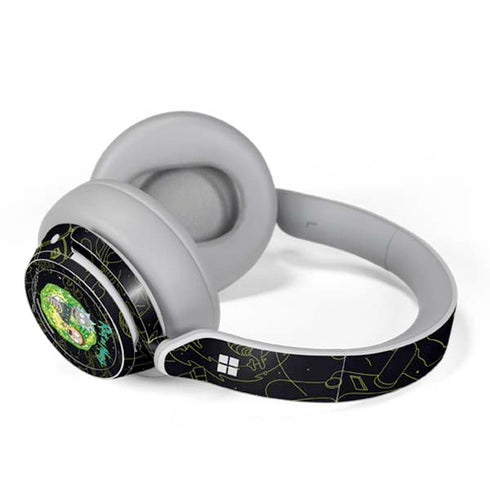 Adult Swim Rick and Morty Portal Travel Surface Headphones Skin